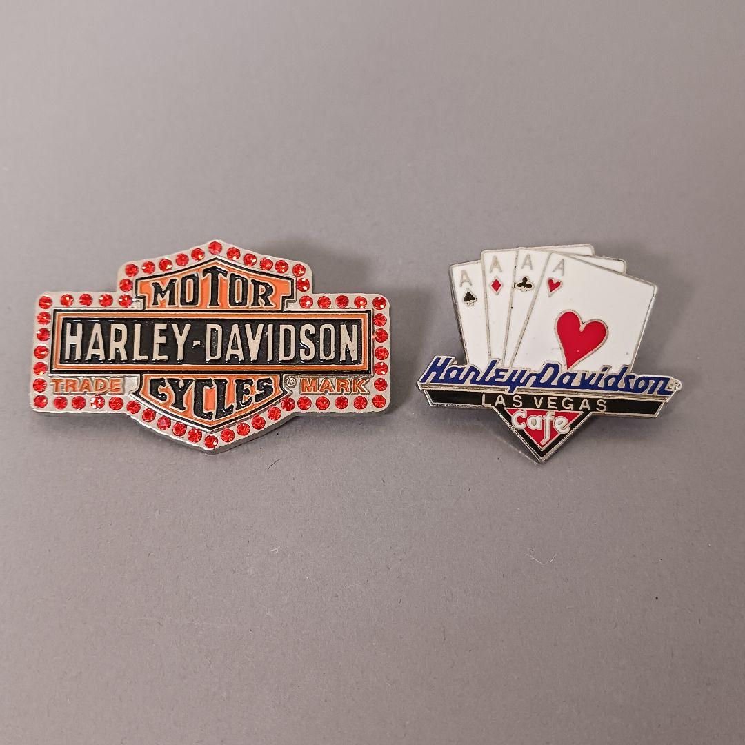 704/良品/Harley-Davidson ハーレー/ピンバッジ2個セット - メルカリ