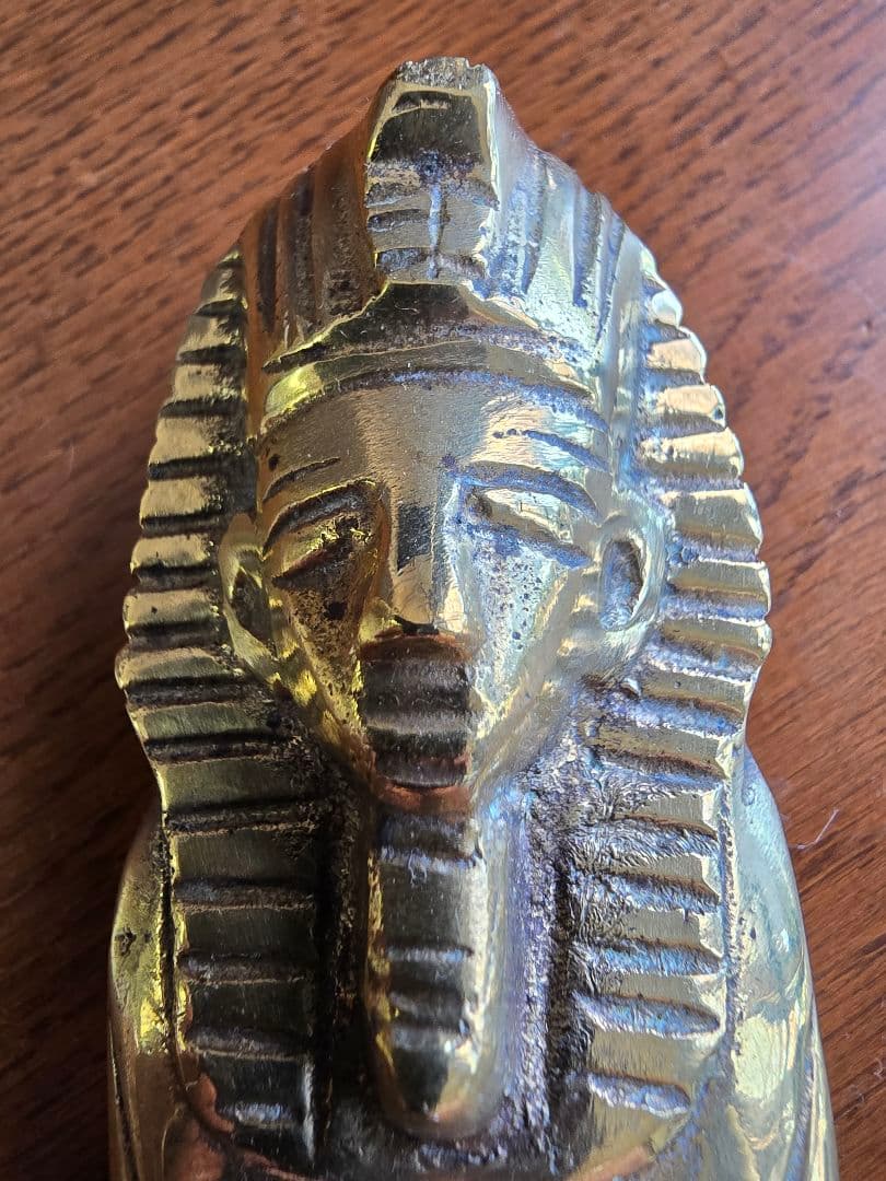 エジプト土産 ファラオの呪い ツタンカーメン 真鍮 ピラミッド 棺