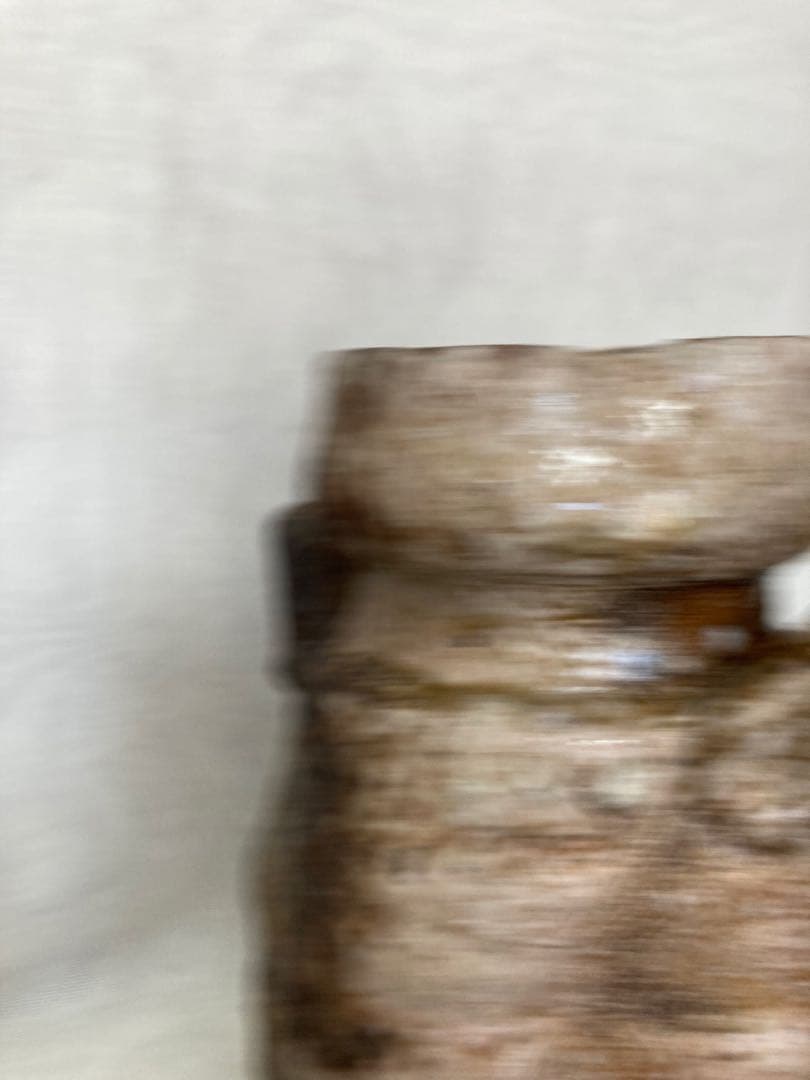 かな専用穴窯耳付花瓶花／信楽焼／瓶67