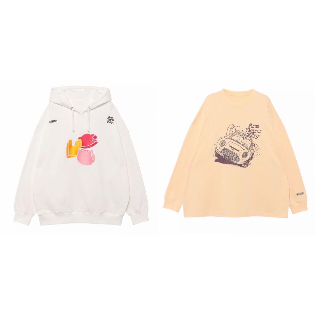 あらなるめい あなめ パーカー ロングTシャツ あらき nqrse めいちゃん