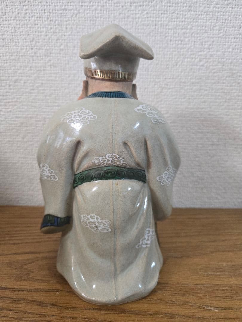 九谷焼 金彩色絵 寿老人 七福神 置物 オブジェ 縁起物 陶器 - メルカリ