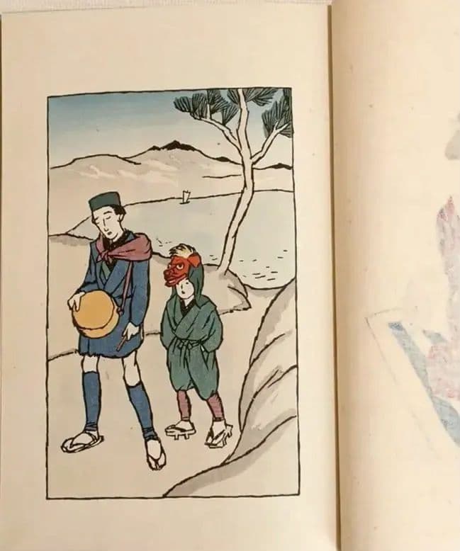 竹久夢二の本夢のふるさと（木版画10枚、詩139篇)大正8年出版初版本