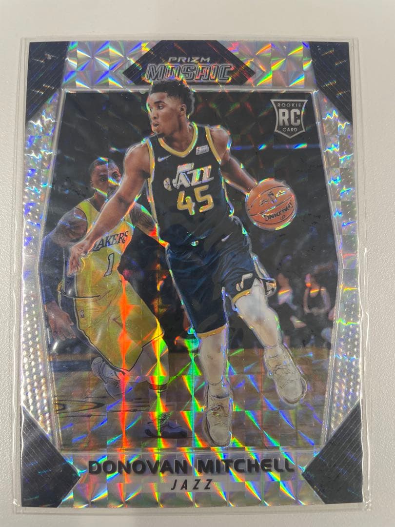 NBAカードDonovan Mitchell Mosaic prizmルーキー - メルカリ
