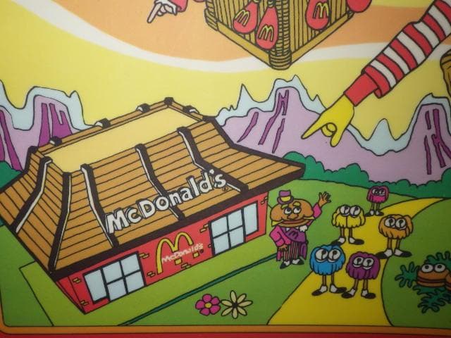 80'S☆McDonald's☆壁掛け☆ポスター☆42☆ビンテージ☆マクドナルド