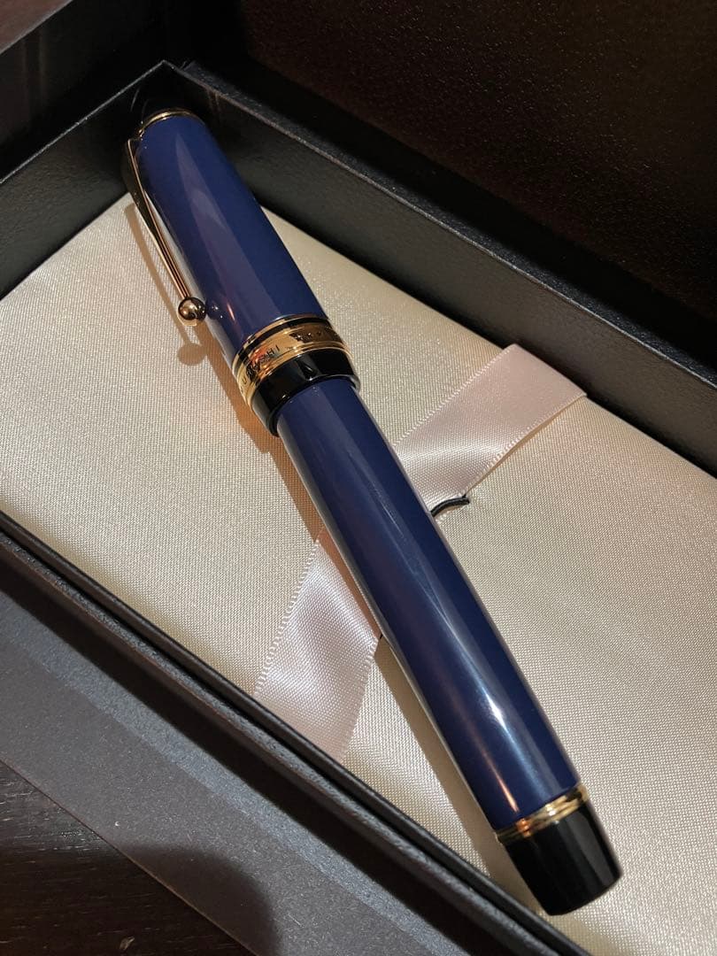 【未使用に近い】カスタムURUSHI 漆 ウルシ B 太字　紺青