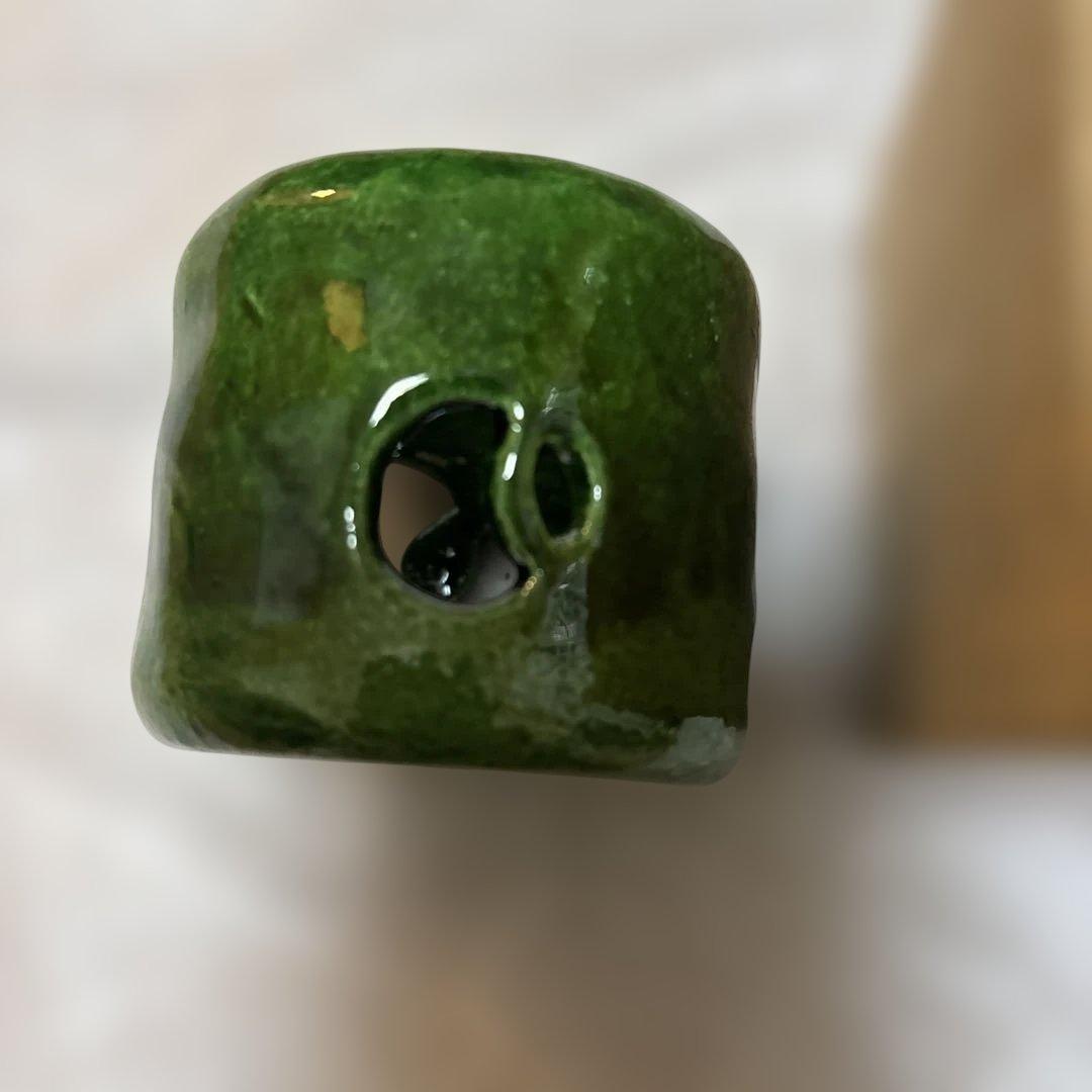 茶道具 蓋置（ふたおき） 竹蓋置 一双 小林太玄師書付 宗篤