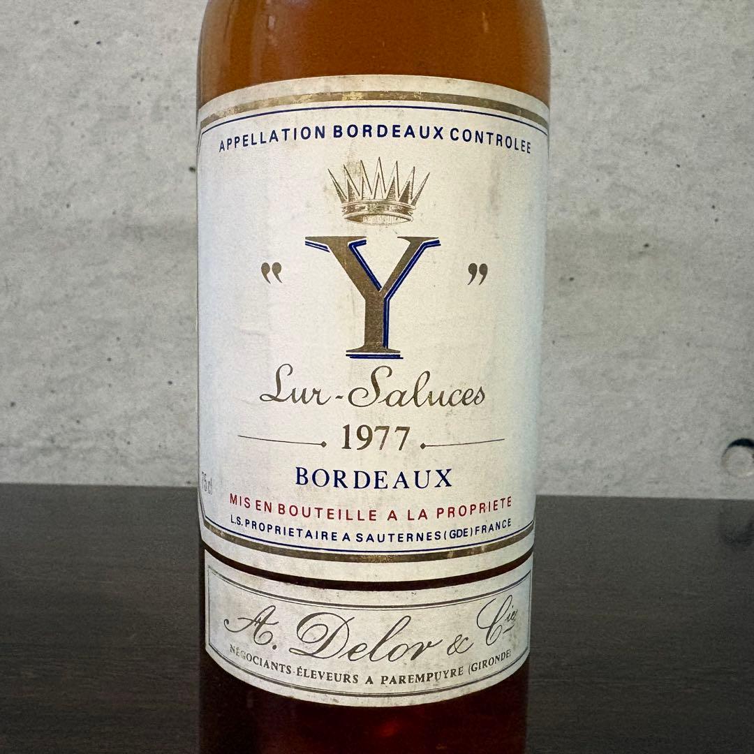 1977 フランス産白ワイン Ygrec de Chateau d´Yquem