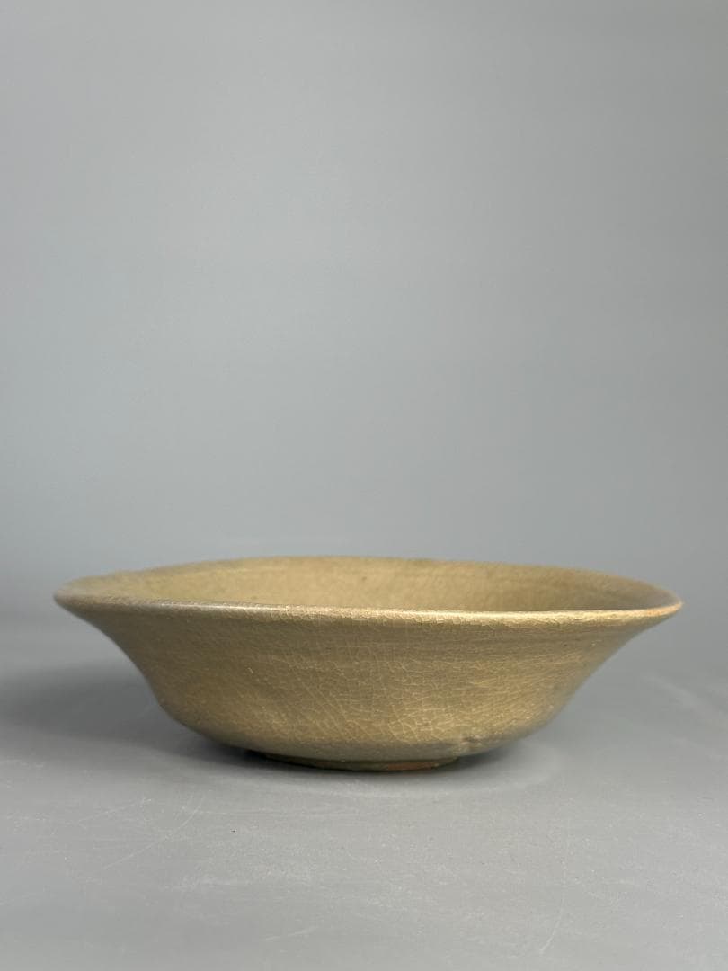 韓国美術 高麗青磁 盤 皿 貫入 伝来品 古物古作 時代 朝鮮半島 李朝 宋