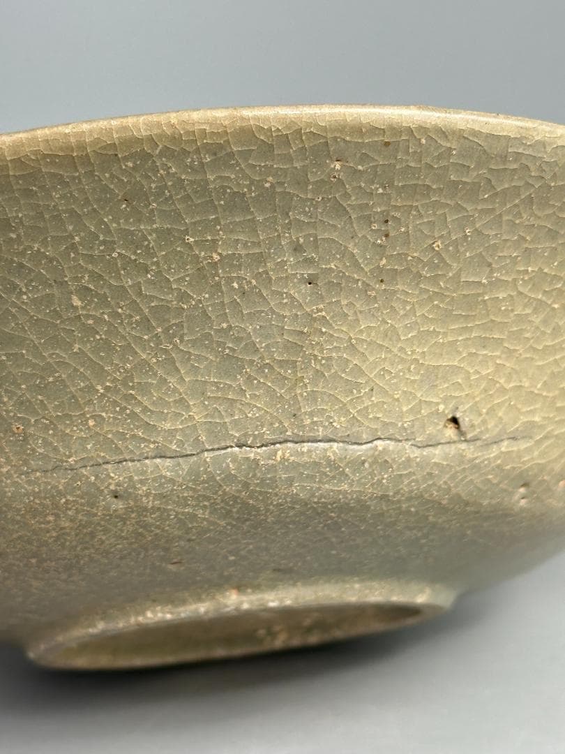 韓国美術 高麗青磁 盤 皿 貫入 伝来品 古物古作 時代 朝鮮半島 李朝 宋