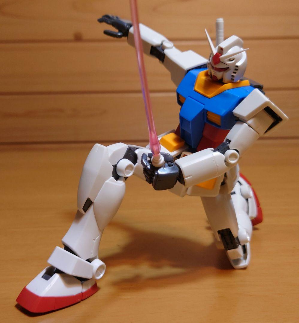 バンダイ①MG1/100ガンダムVer.2.0＆② MG Gファイター中古セット