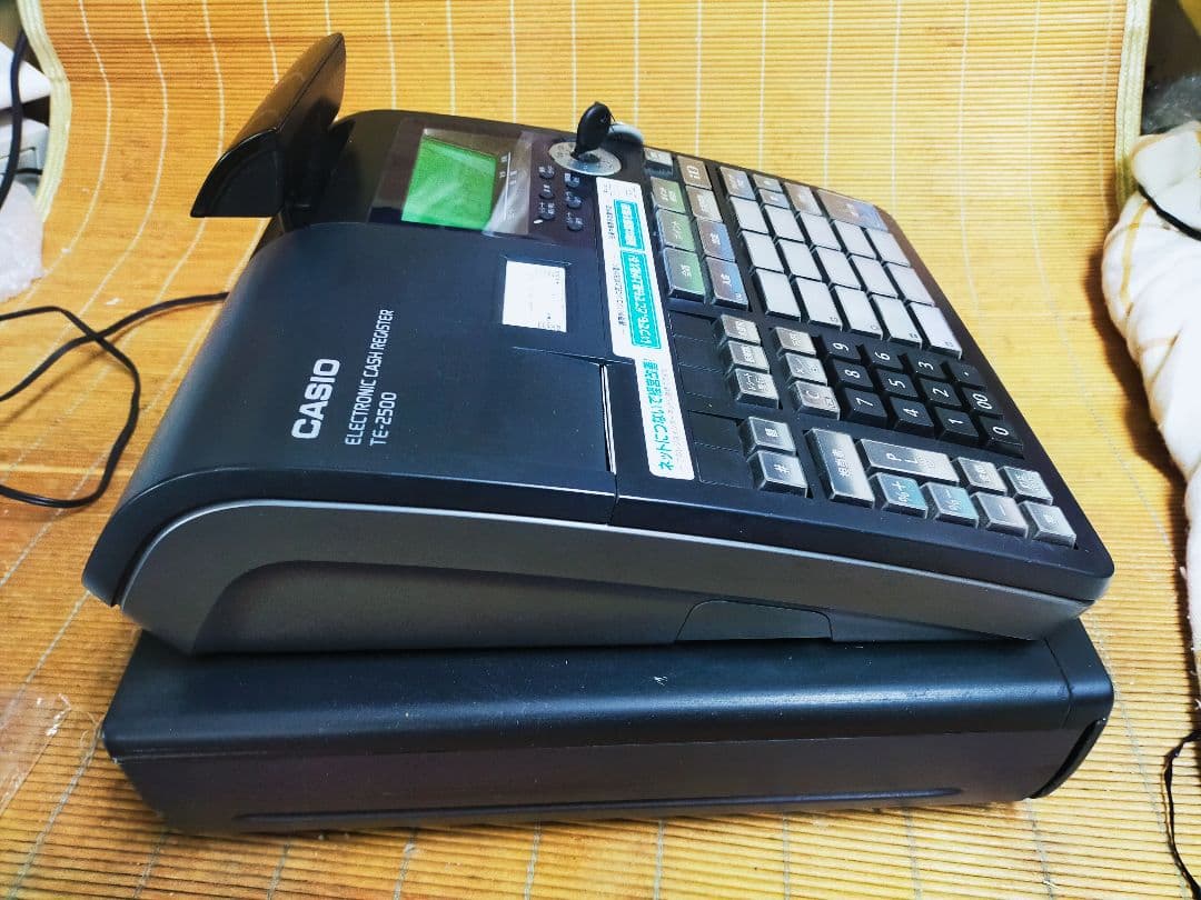 カシオレジスター TE-2500 15部門 719330