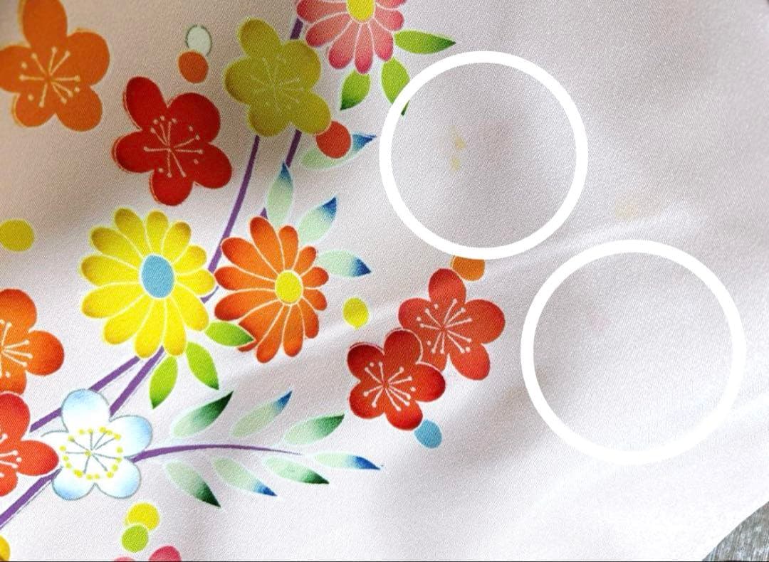 【豪華友禅】七五三　5歳〜7歳　女の子　正絹　ピンク系