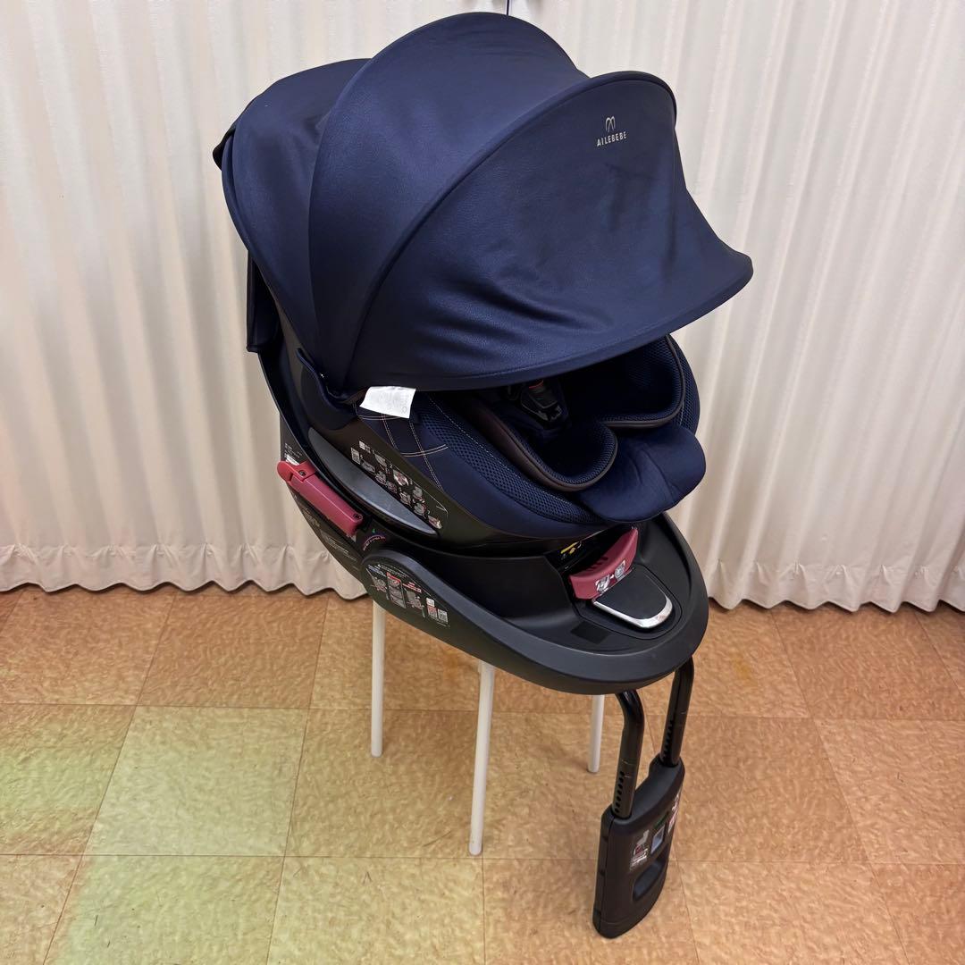 クリーニング済　☆極美品☆　新生児　エールべべ　クルット4S　グランス　ネイビー