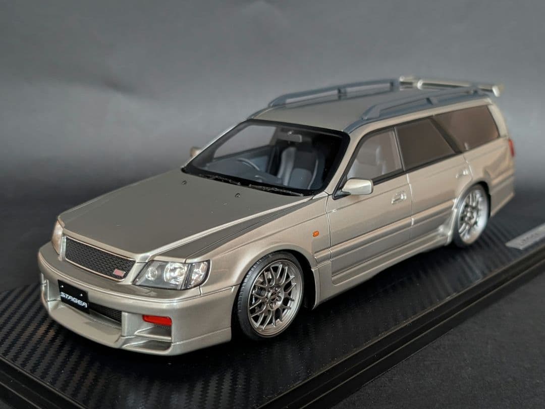 イグニッションモデル 1/18 NISSAN ステージア 260RS シルバー