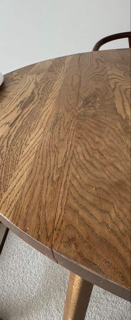 【吉原】unico ウニコADDAY ラウンドダイニングテーブル