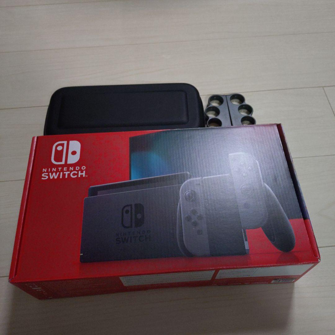 Nintendo Switch 本体 グレー Joy-Con付き　おまけ付き