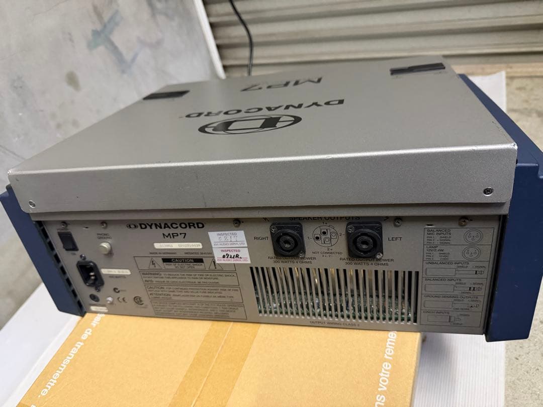 動作◯ DYNACORD パワードミキサー MP7 ダイナコード　ミキサー