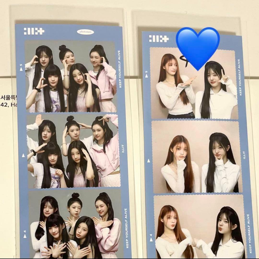 ILLIT ミンジュ 直筆 サイン スクエア チェキ ポラロイド