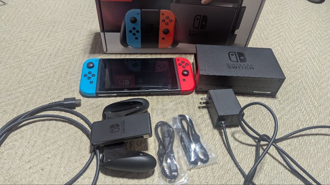 Nintendo Switch ネオンブルー/ネオンレッド 本体 中古