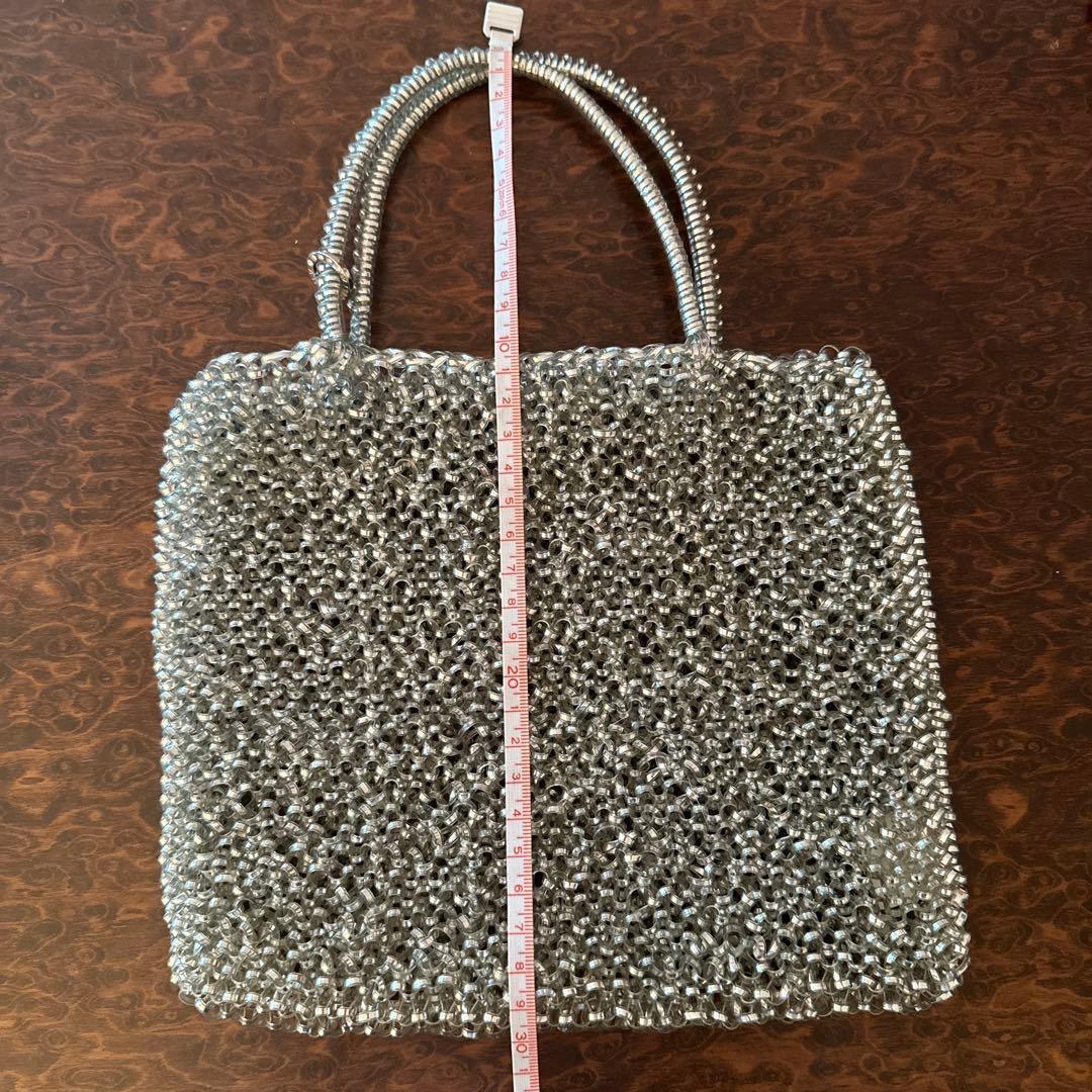 アンテプリマ　ワイヤーバッグ　シルバー