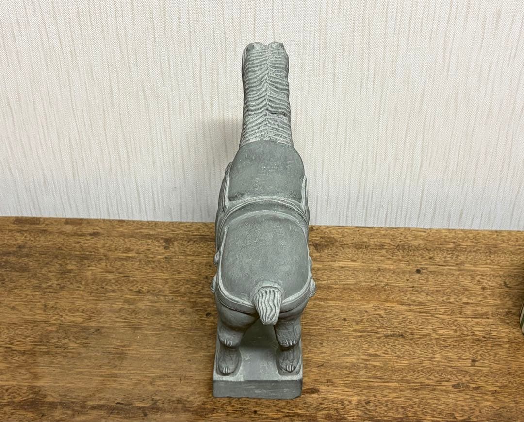 馬の彫刻 石材製 - メルカリ