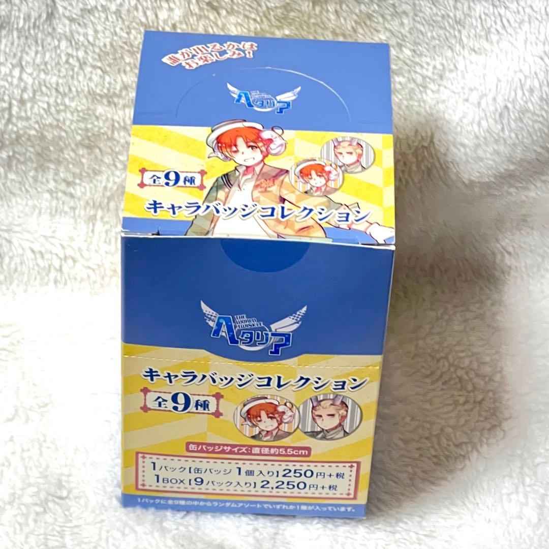 ヘタリア つのたりあ キャラバッジ 一箱（9個入り）