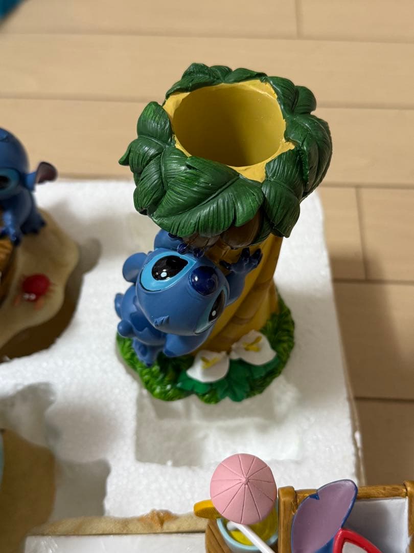 レア❕スティッチ フィギュアセット 4体 ステーショナリーセット