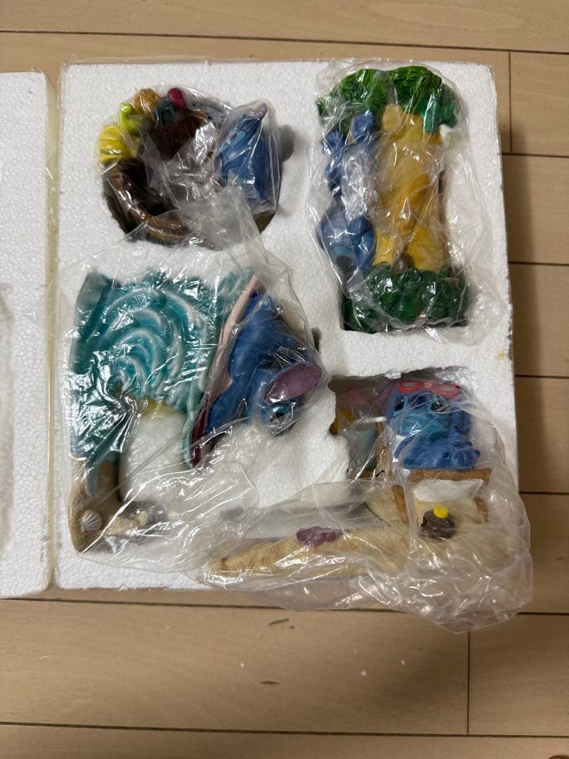 レア❕スティッチ フィギュアセット 4体 ステーショナリーセット