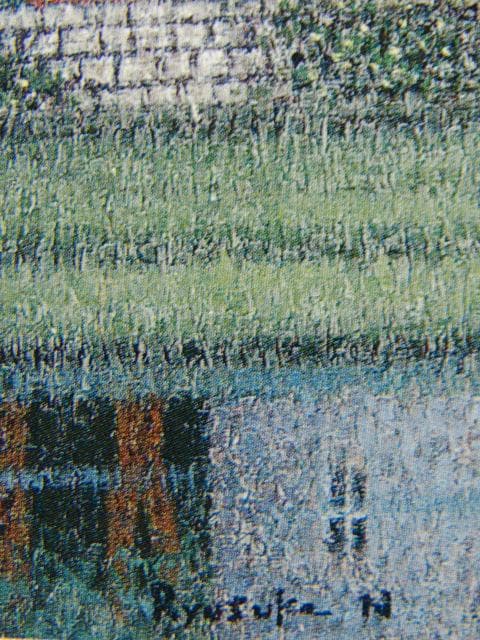 西村龍介、城、希少な画集より、新品高級額・額装付、状態良好