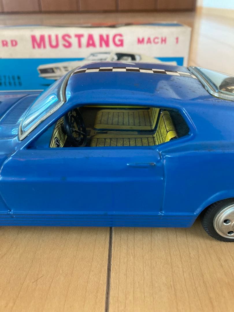 マスタング ブリキ おもちゃ 車 レトロ