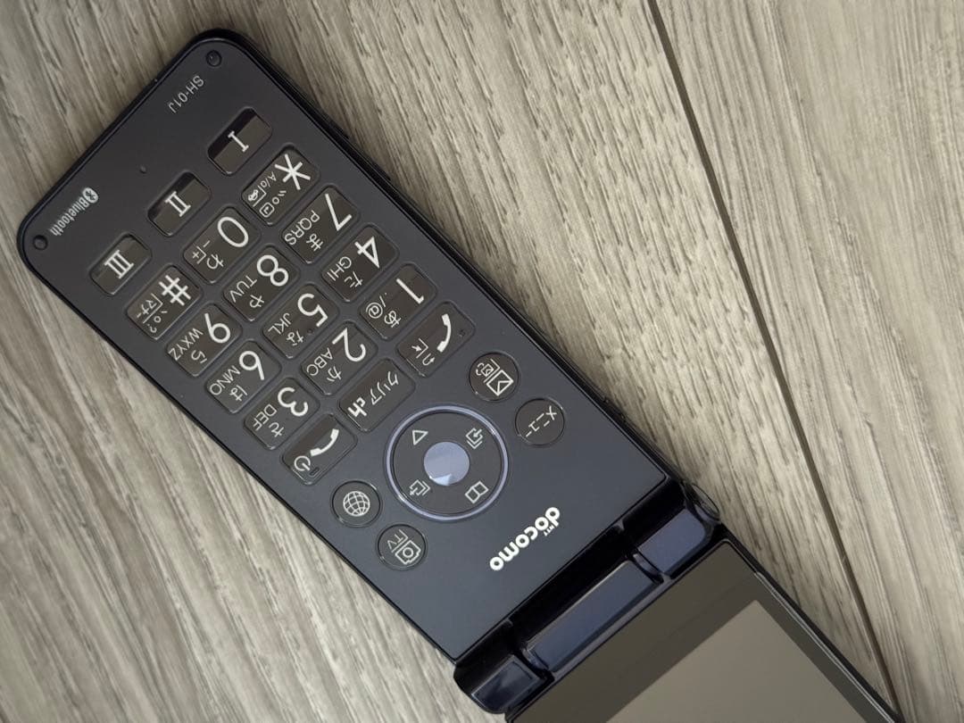 docomo AQUOS SH-01J 折りたたみ式 ブルーブラック