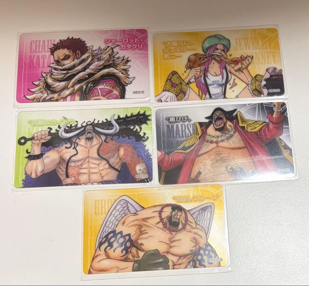 ONEPIECE ジャンプフェスタ クリアカード セット - メルカリ