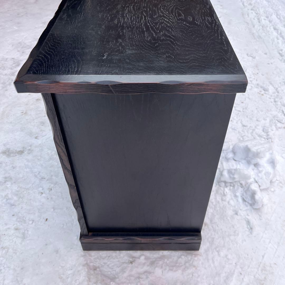 表面キハダ材】レトロ 4段 箪笥 ハセガワ製 アンティーク調 収納家具