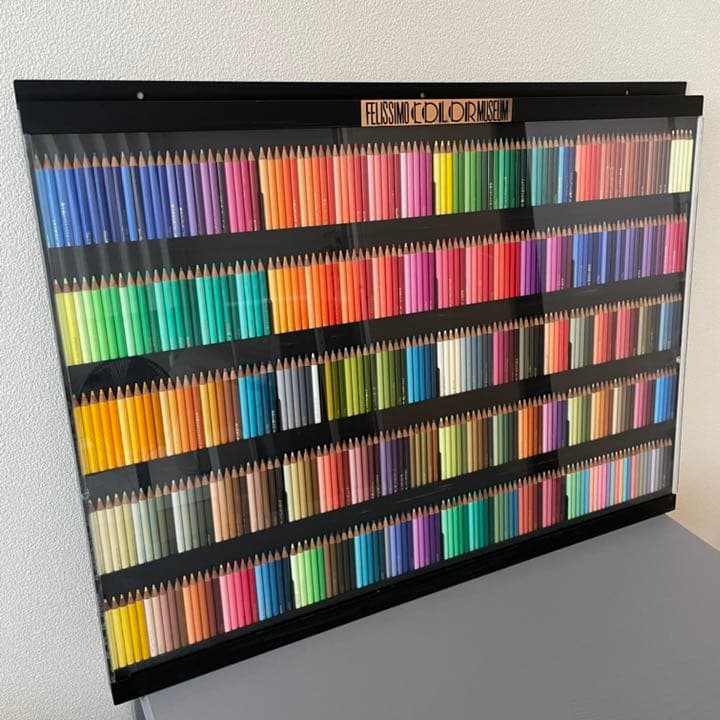 値下げしました】500色色鉛筆全色アクリルケースセット