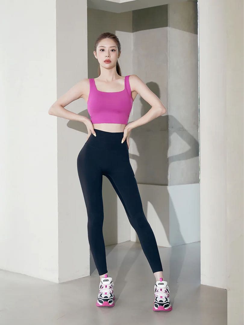 新品 ゼクシィミックス XP9156T レギンス ネイビー M ヨガパンツ