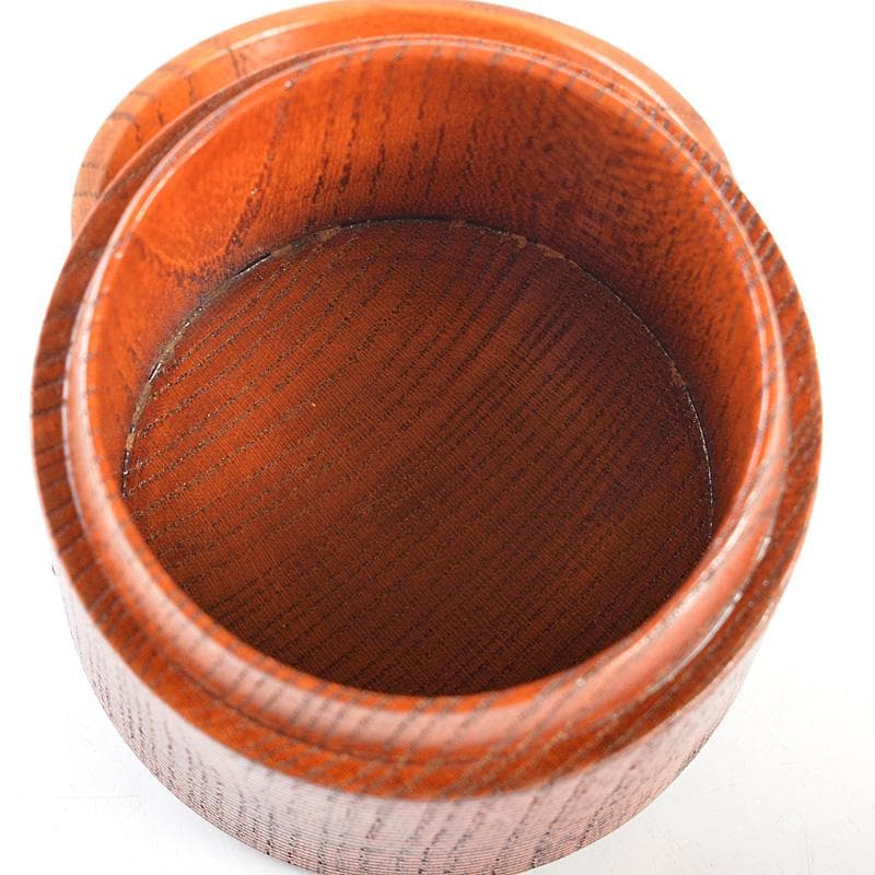 茶道具　桐峰造　欅　茶入　共箱　V　6596