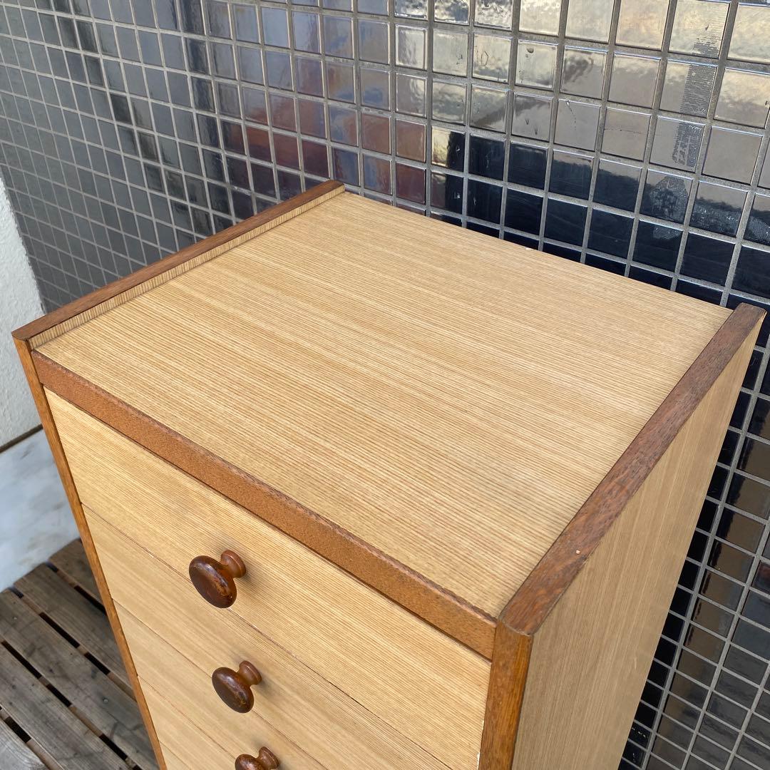 昭和レトロ 木製8段チェスト 引き出し 収納 家具 インテリア