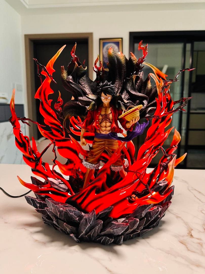 ワンピース ルフィ【覇王色覇気】 ガレージキット フィギュア POPサイズ