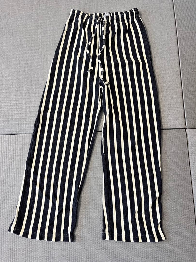 house on the hill ペアレントパンツ Flower Stripe House on the Hill