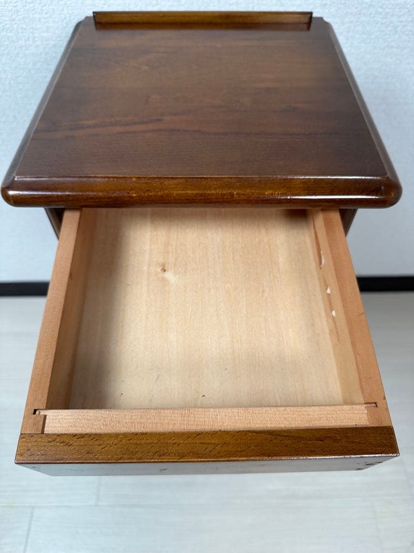 カリモク オールドカリモク 電話台 花台 飾り棚 ※i4※ リビング収納