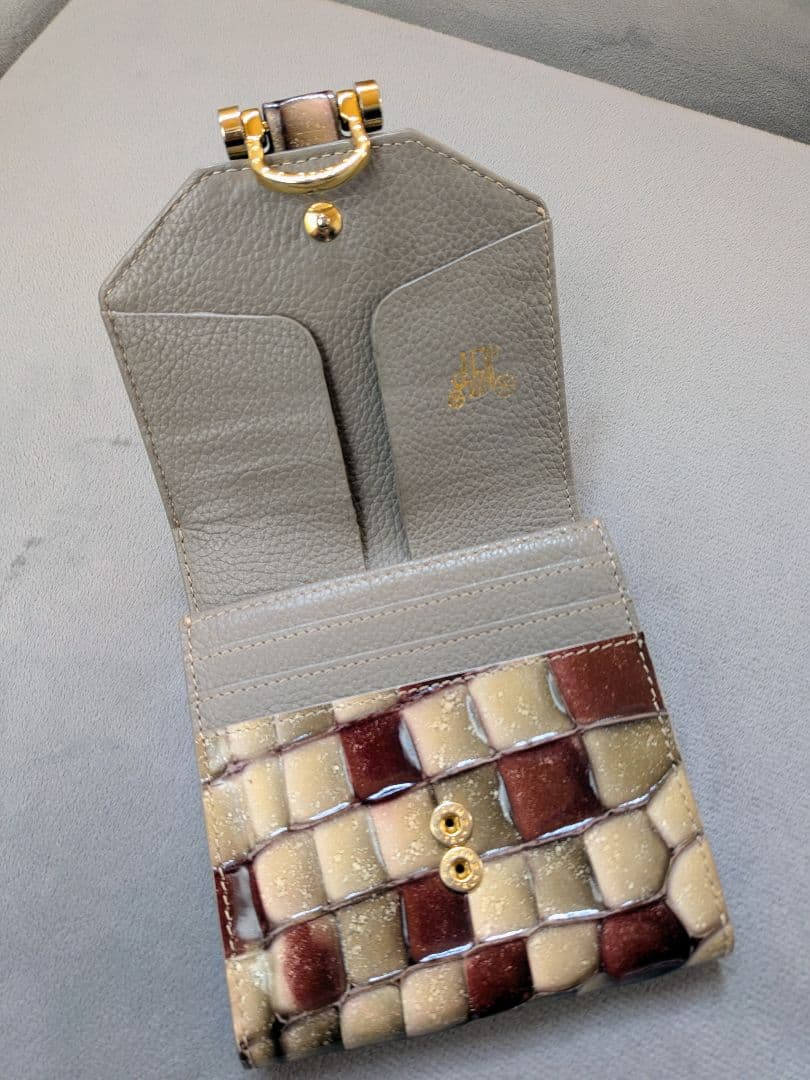 タイムセール★ATAO★アタオ★ロトロ★ヴィトロ★アンティークルビー★2つ折財布