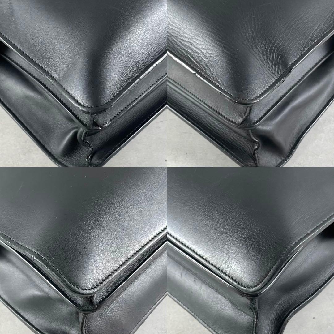 入手困難✨ カルティエ Cartier ビジネスバッグ レザー ロゴ ブラック