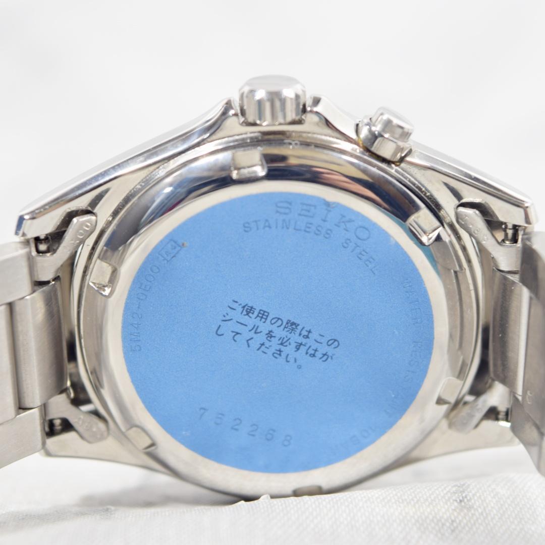 [超美品 箱付] 1997年製 セイコー スピリット AGS メンズ 新品電池