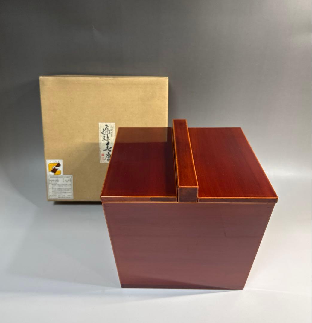 茶道具 飛騨 春慶塗 釣瓶水指(つるべみずさし)