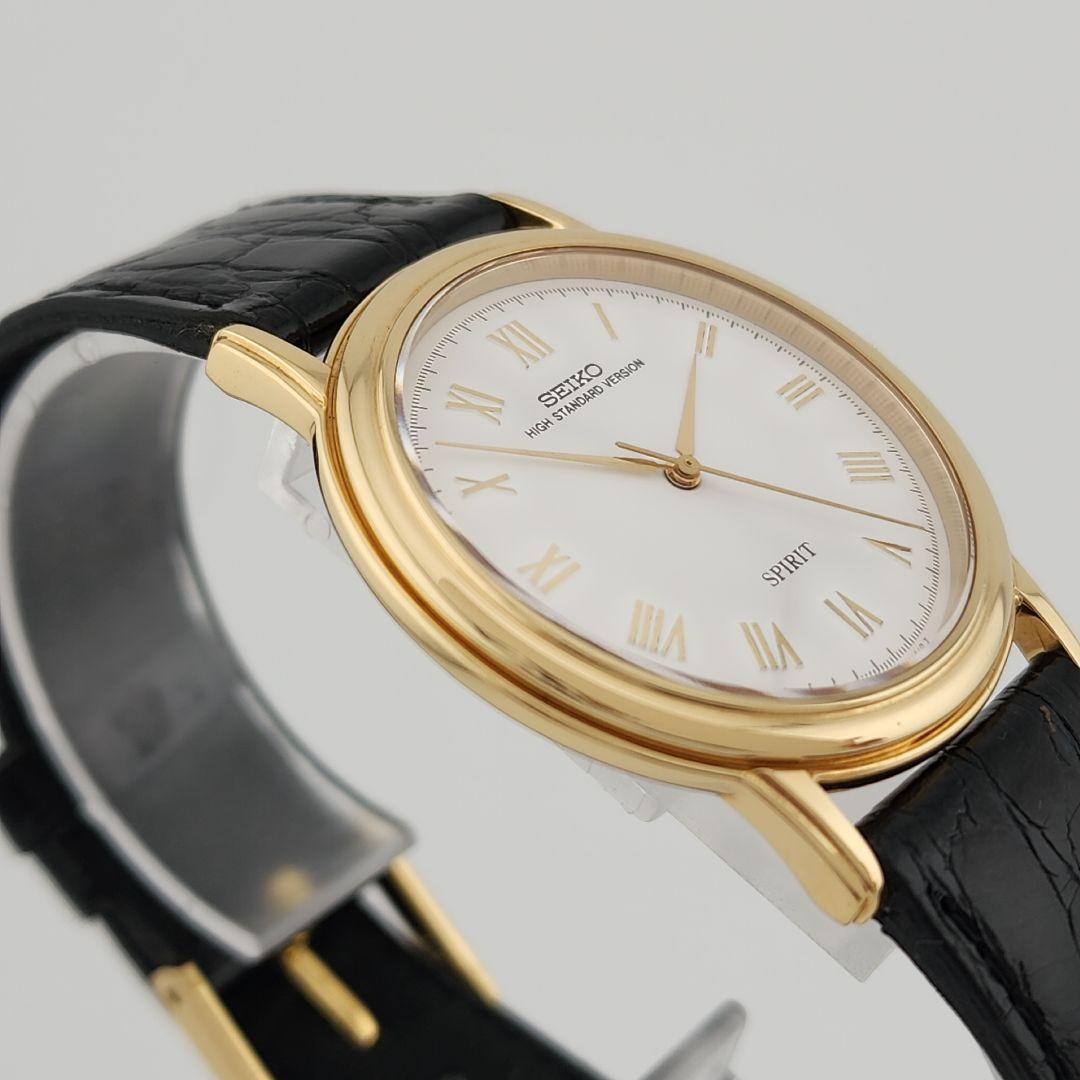 ​幻のデッドストックセイコー スピリット 8N41-7000裏蓋シール付 極美品