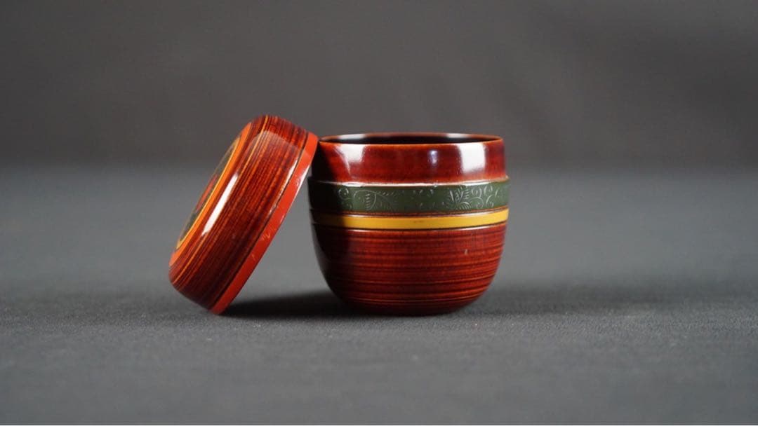 和田瑾斎 独楽塗 中棗 共箱 茶道具 本物保証 H104942409 新品