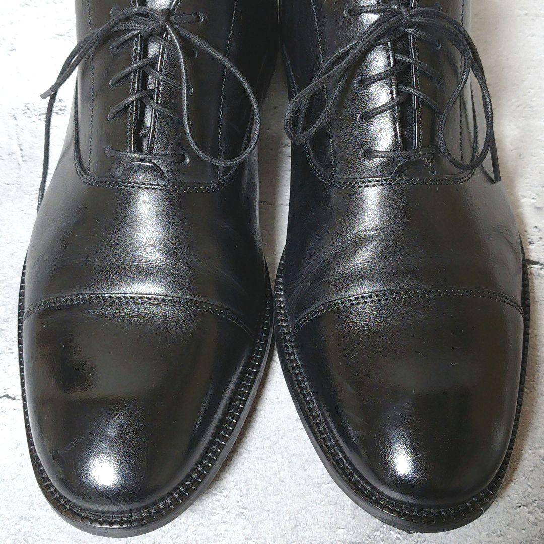 【人気デザイン】極美品 コールハーン【8w】ストレートチップ ビジカジ 本革 黒