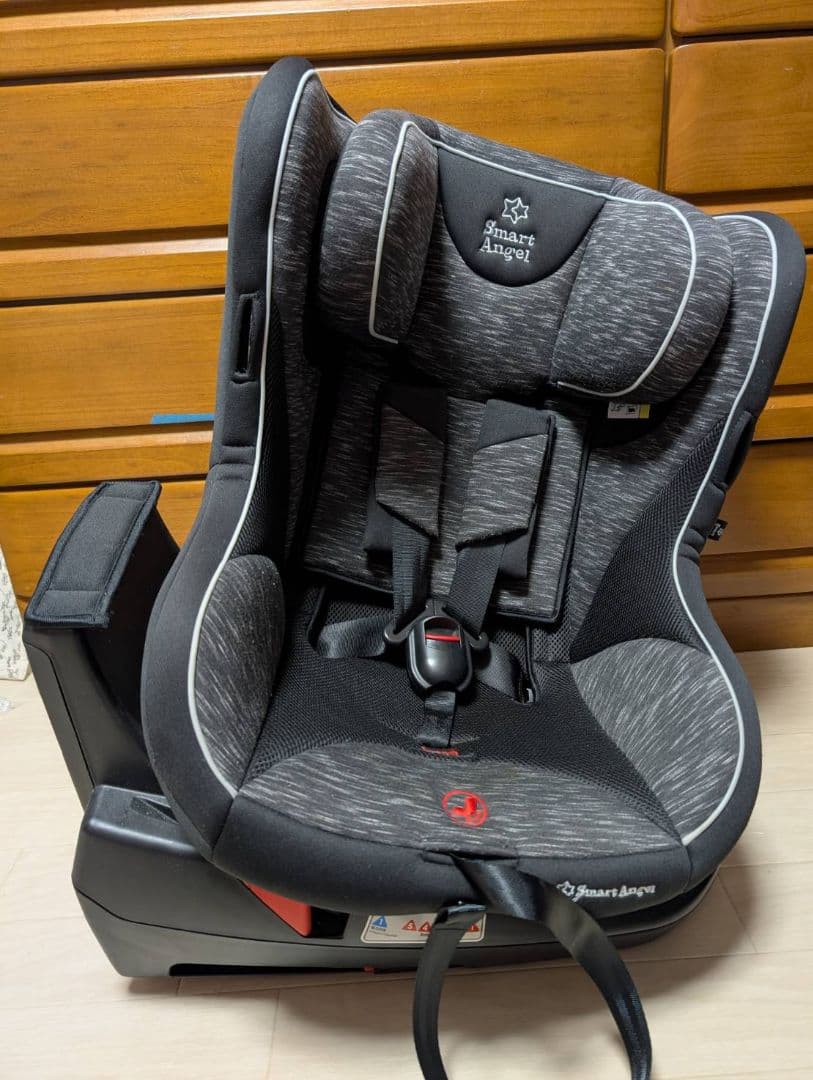 Smart Angel 車用回転式チャイルドシート グレー系 ISOFIX - メルカリ