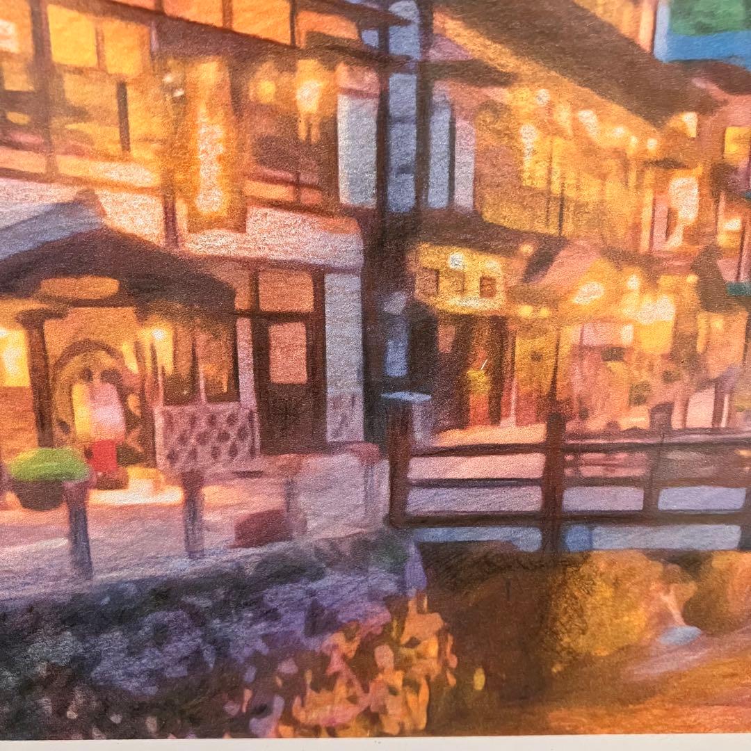 ジブリアート14 千と千尋の神隠しより「銀山温泉」32.7㎝×24.0㎝