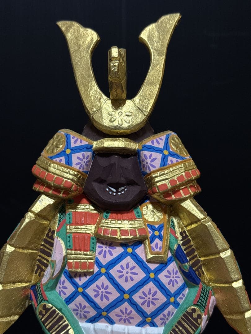 奈良 一刀彫 名人 清水古俊 造 具足 鎧 置物 桐共箱付 - メルカリ